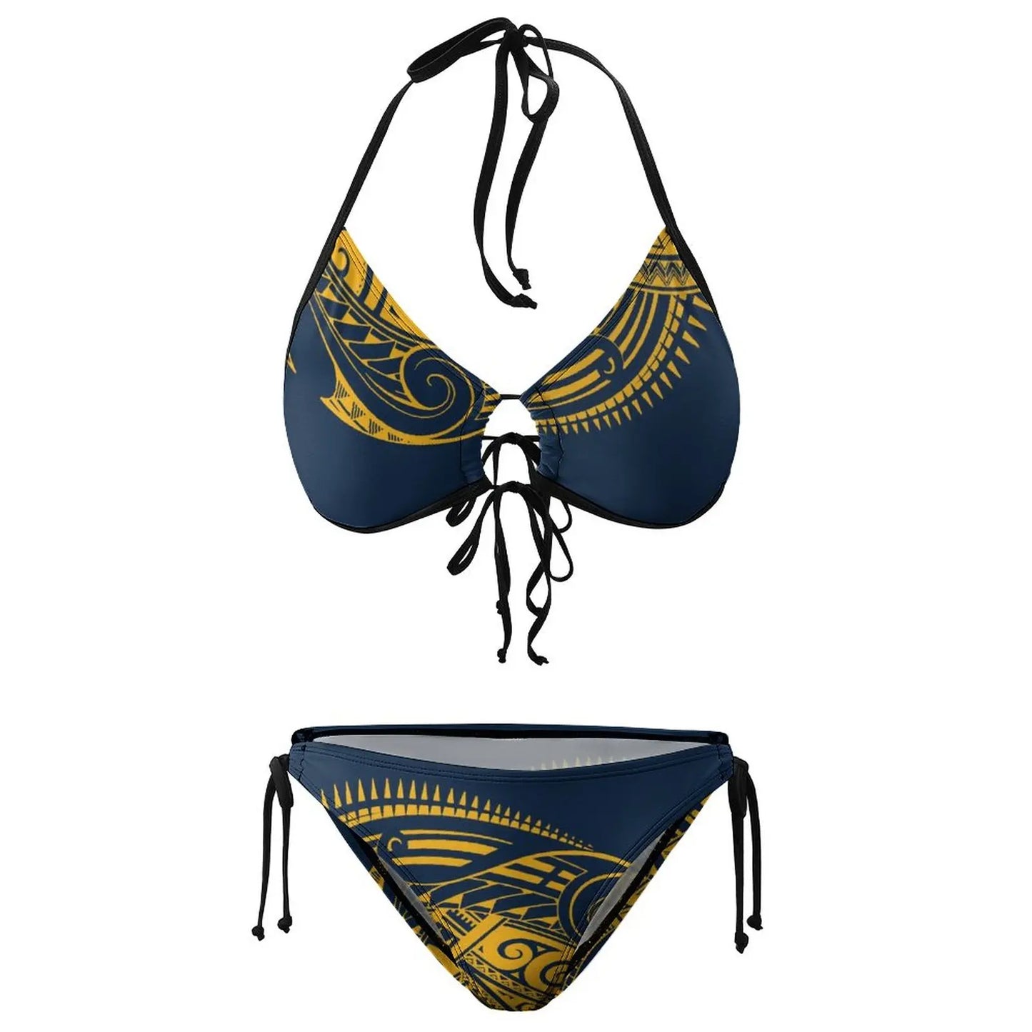 Customized Polynesian Vintage Sexy Bikini Plus Size Swimwear Two Piece Set Push Up Swimwear Beach Party Summer Beach