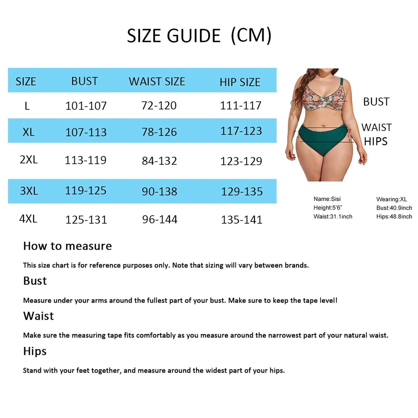 Women 2 Piece Swimsuits Bikini Plus Size Print High Waisted Bottom Bathing Suits Vintage Ladies Split High Waist Bikini Swimsuit